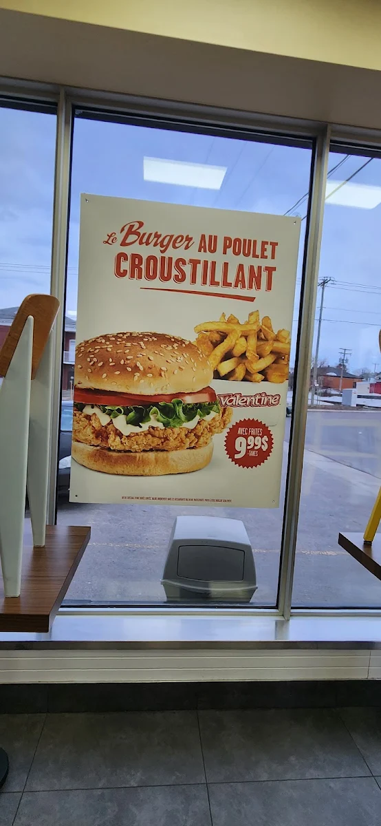 Menu, Valentine