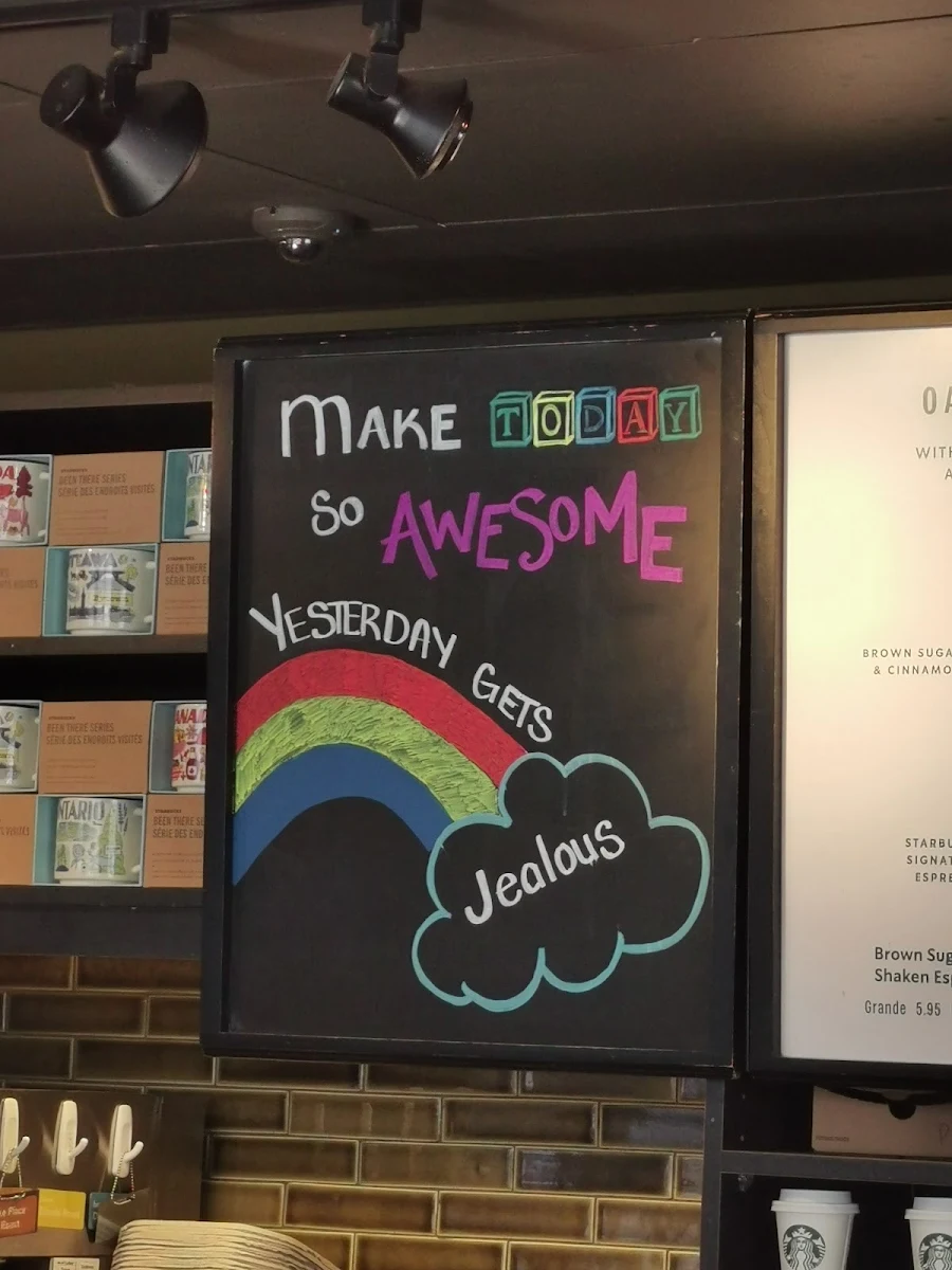 Menu, Starbucks Coffee Company