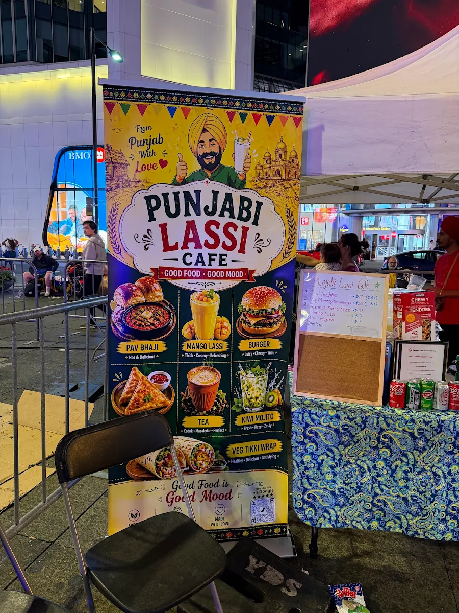 Menu, Punjabi Lassi Cafe