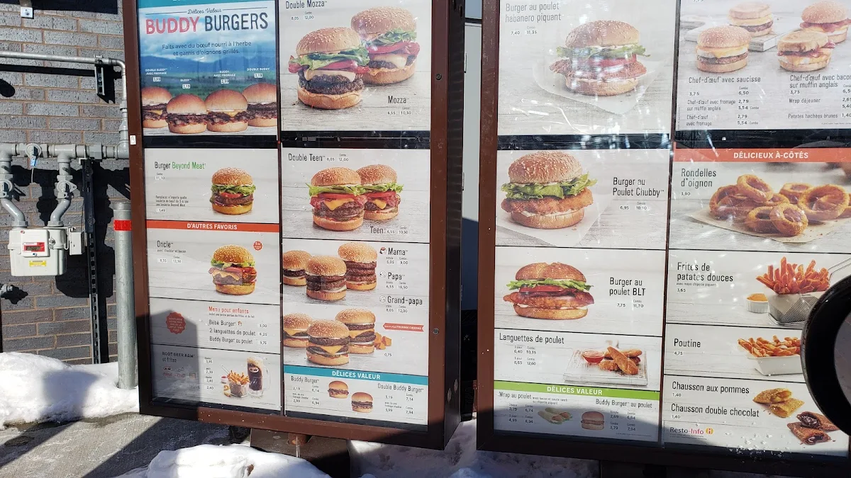 Menu, A&W