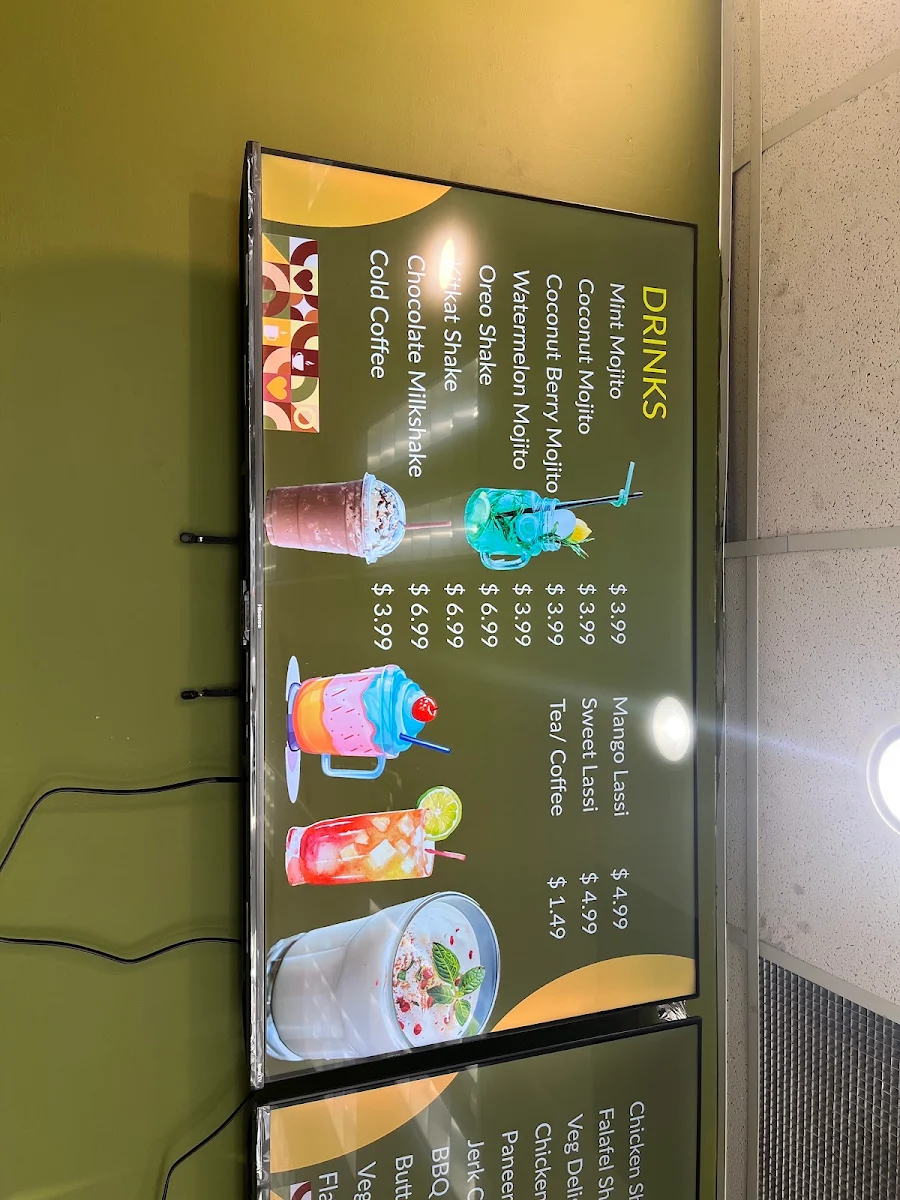 Menu, Crave UP Cafe