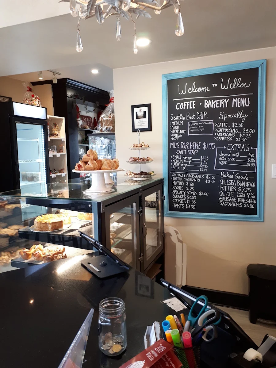 Menu, The Willow Cakes