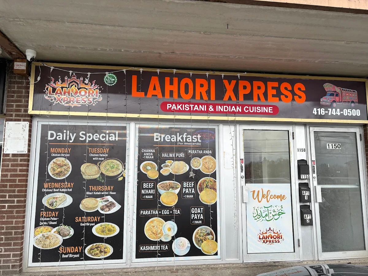 Menu, Lahori Xpress