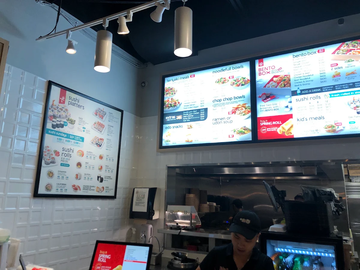 Menu, Edo Japan