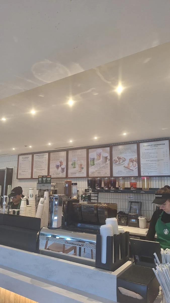 Menu, Starbucks Coffee Company