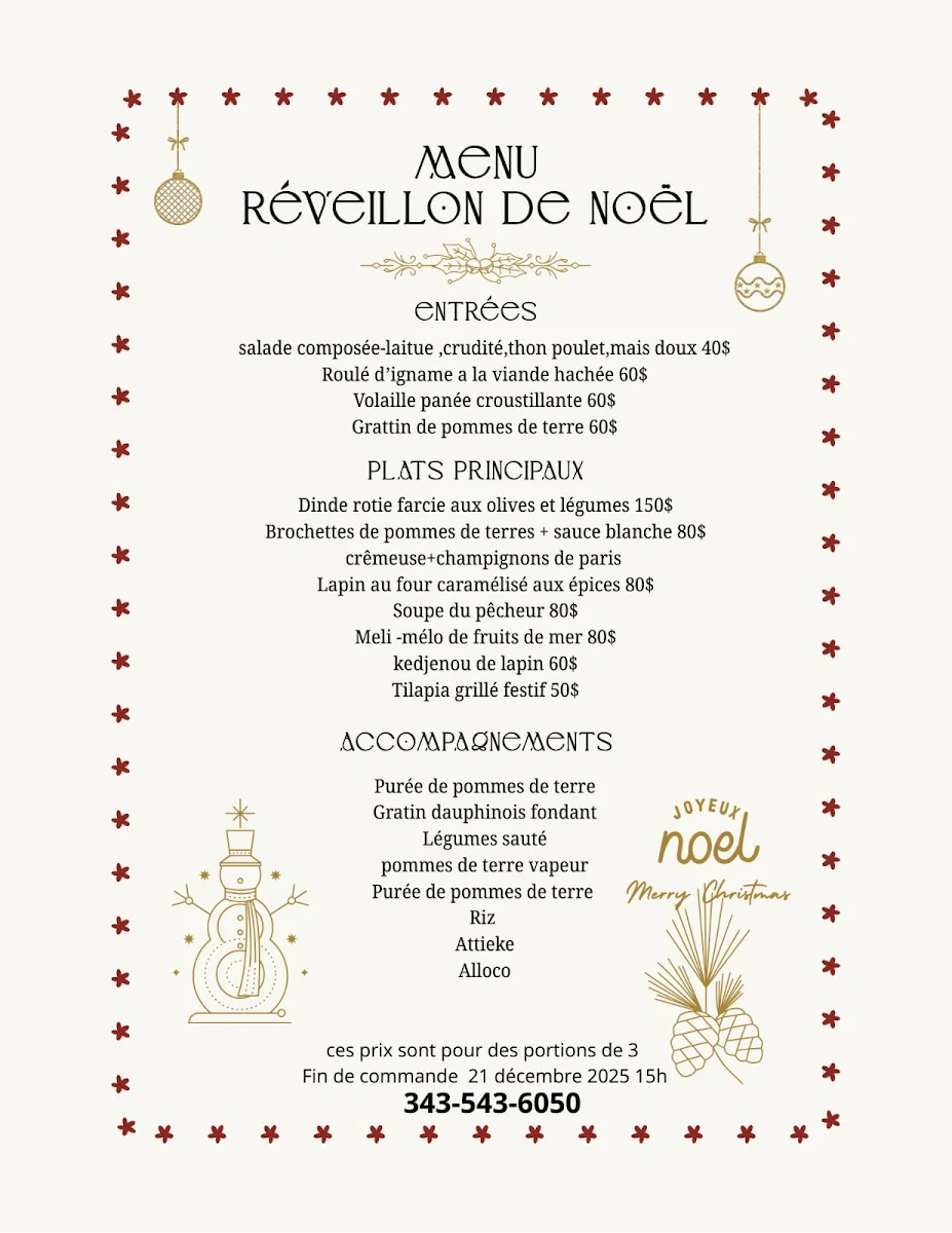 Menu photo 1