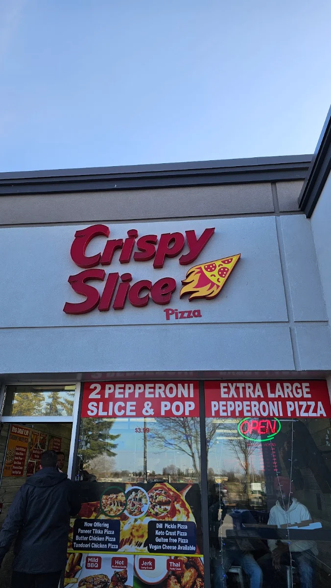 Menu, Crispy Slice Pizza