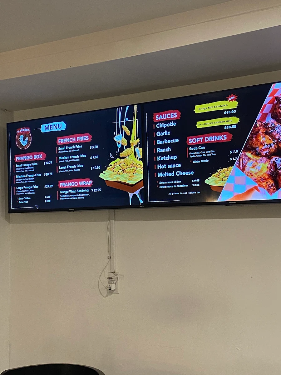 Menu, O-FRANGO