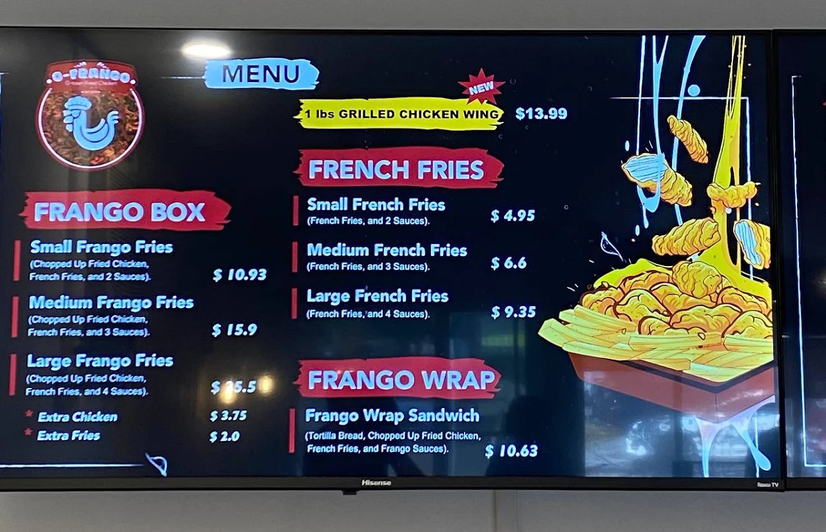 Menu, O-FRANGO