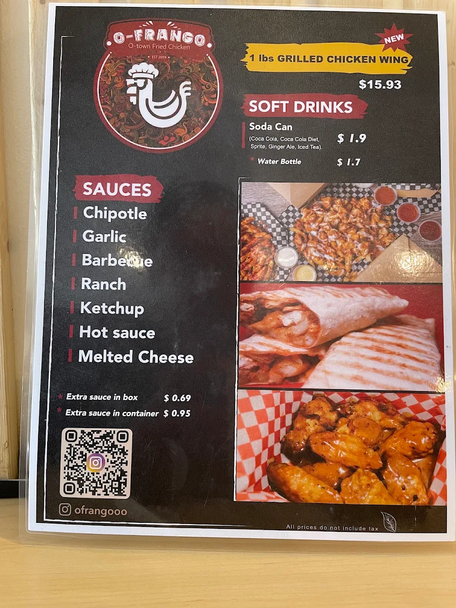 Menu, O-FRANGO