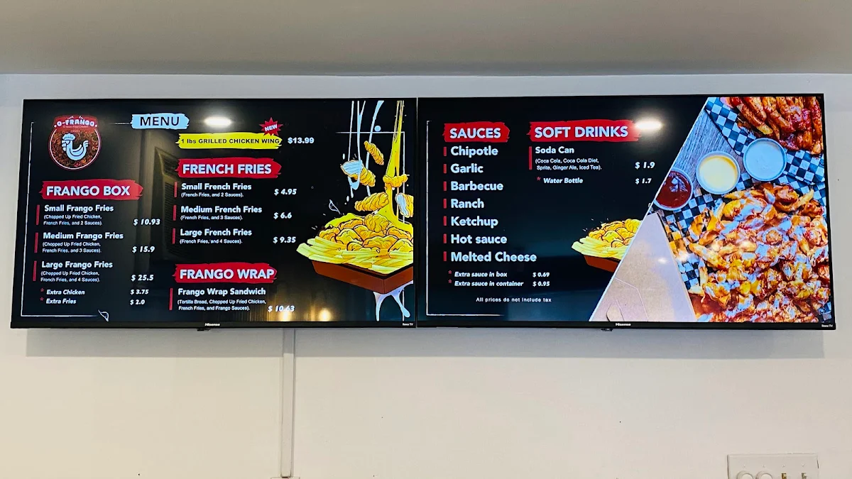 Menu, O-FRANGO