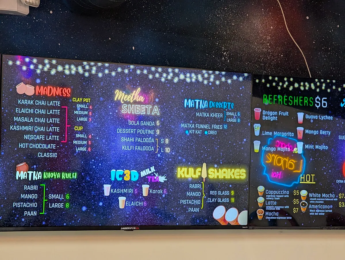 Menu, 3 Food Street