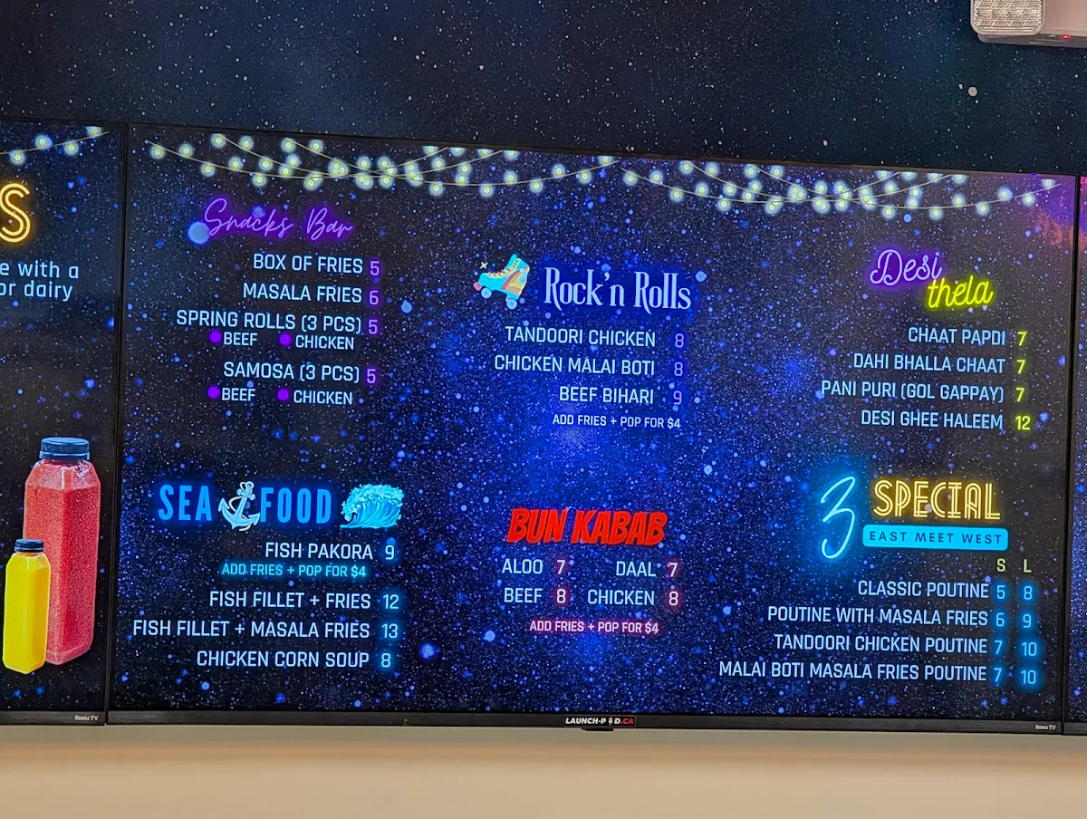 Menu, 3 Food Street