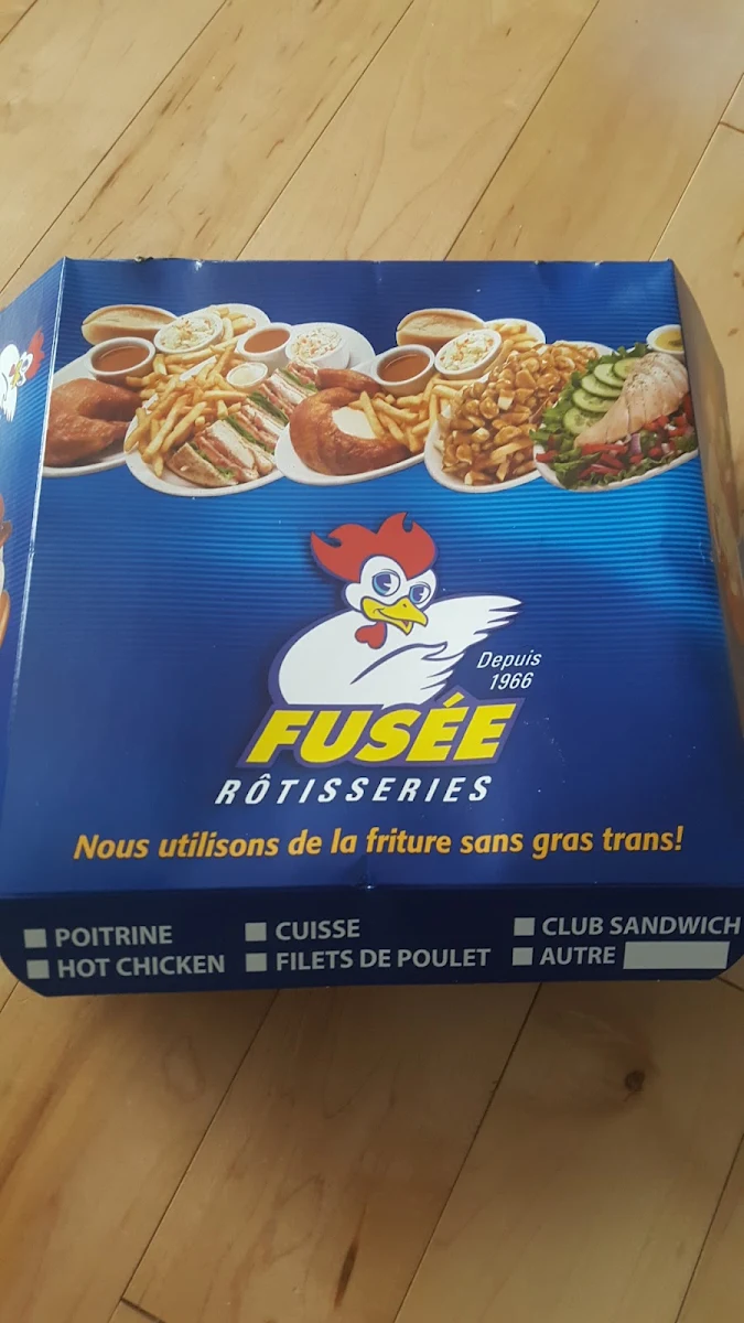 Menu, Rôtisseries Fusée