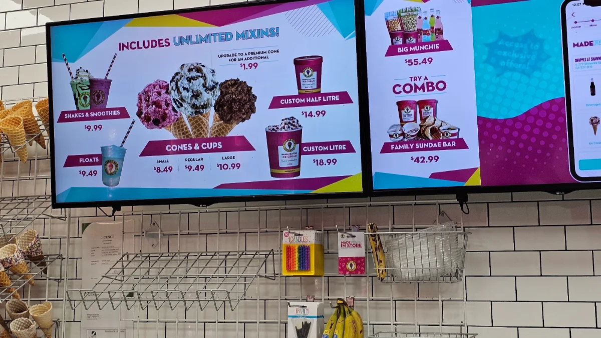 Menu, Marble Slab Creamery & Poko Popcorn
