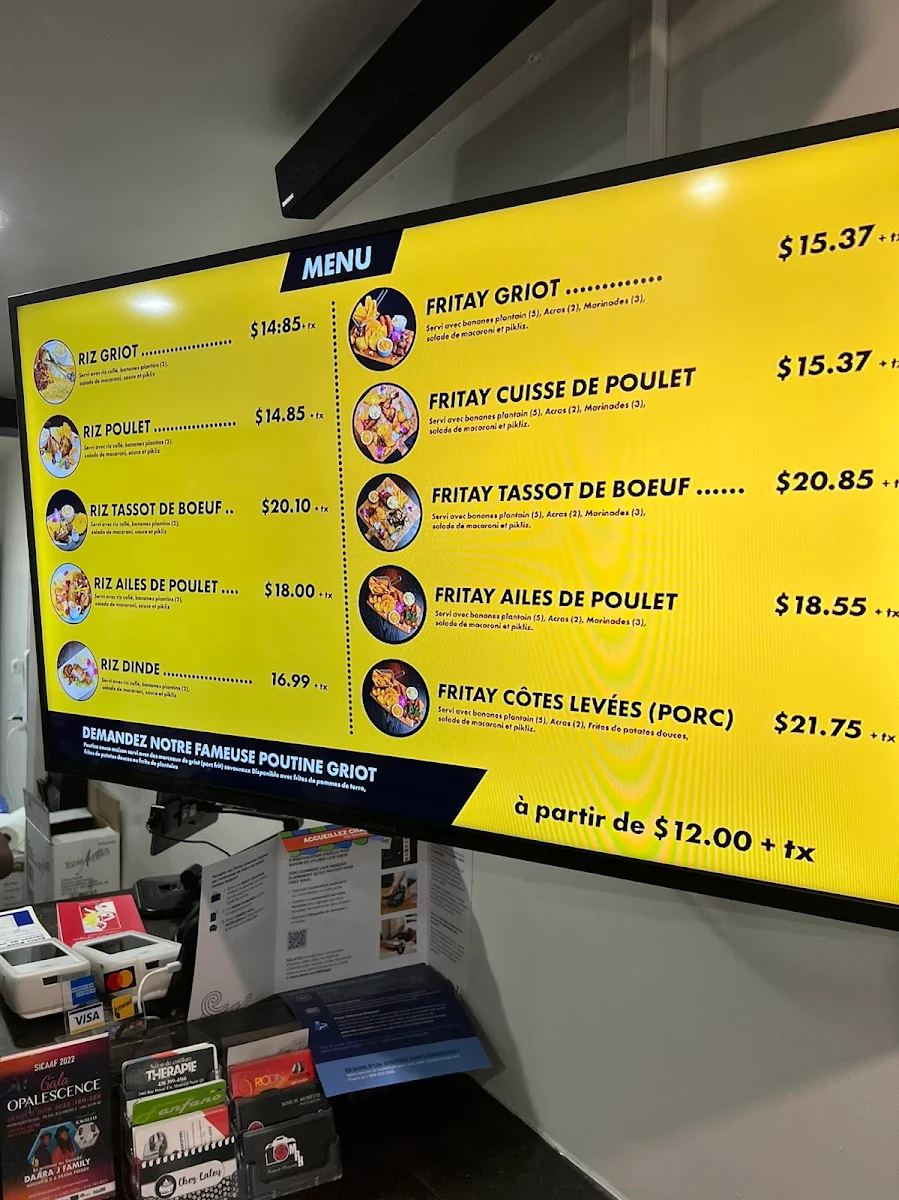 Menu, Quickstop