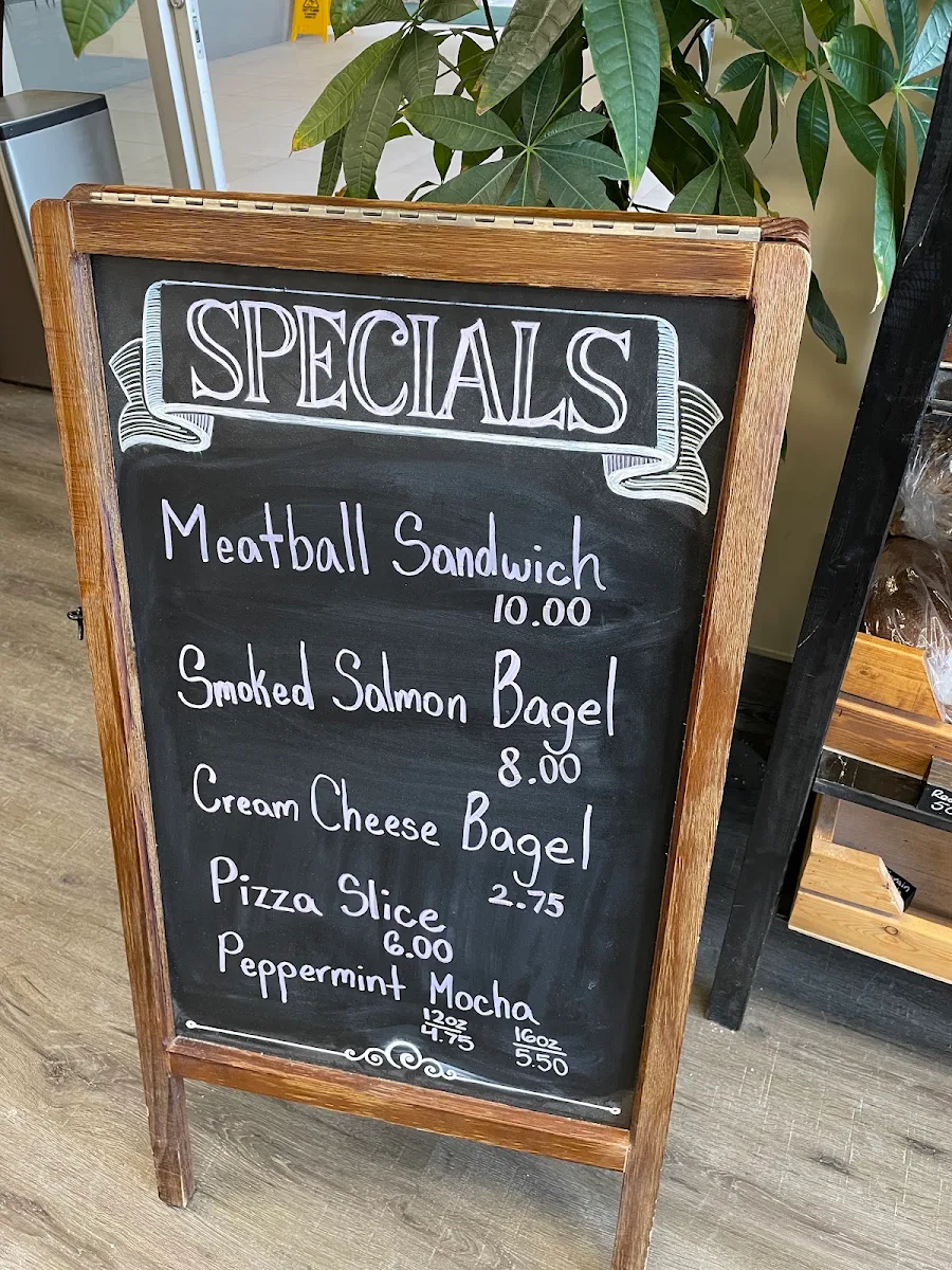 Menu, Crust Baking Company