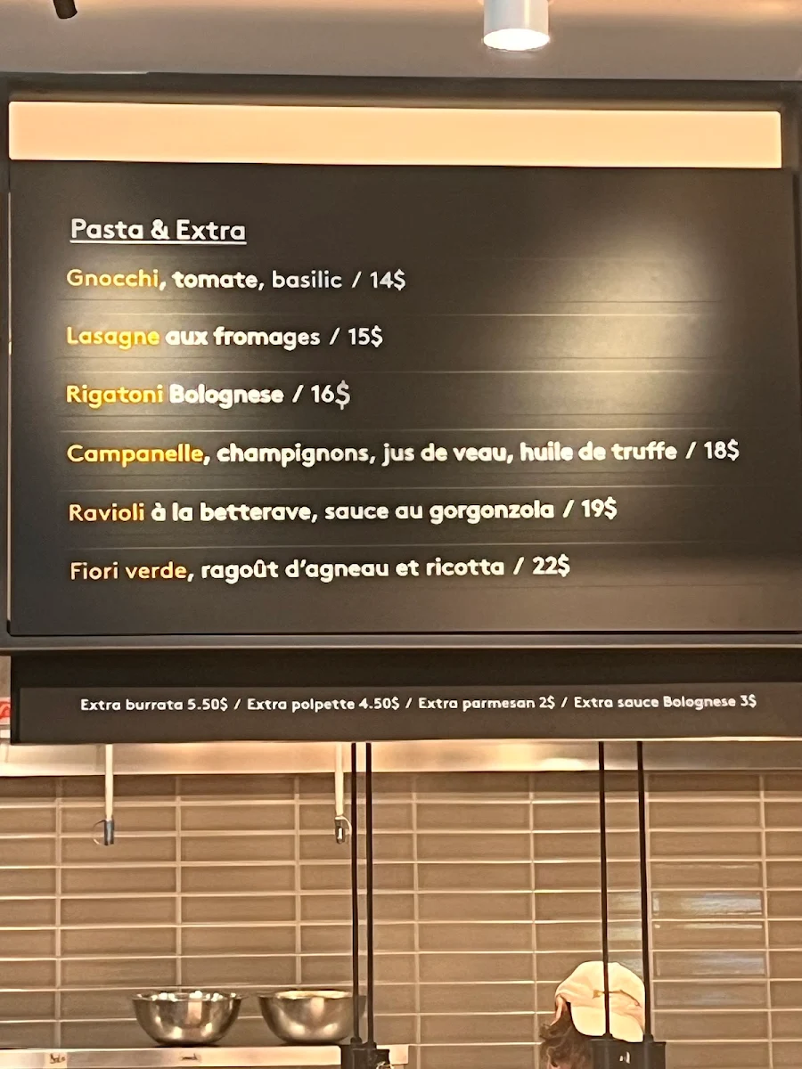 Menu, Il Miglio