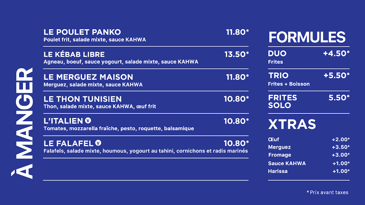 Menu photo 1