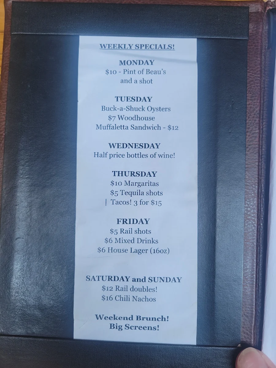 Menu, Trinity Common