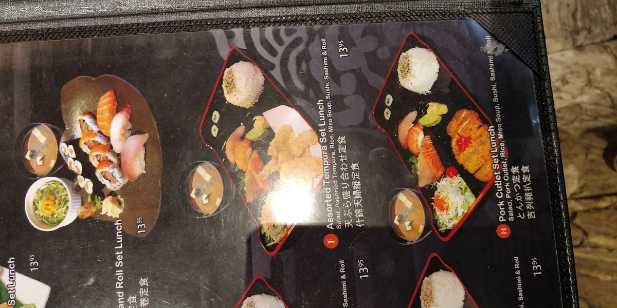 Menu, Misai Japa Cafe