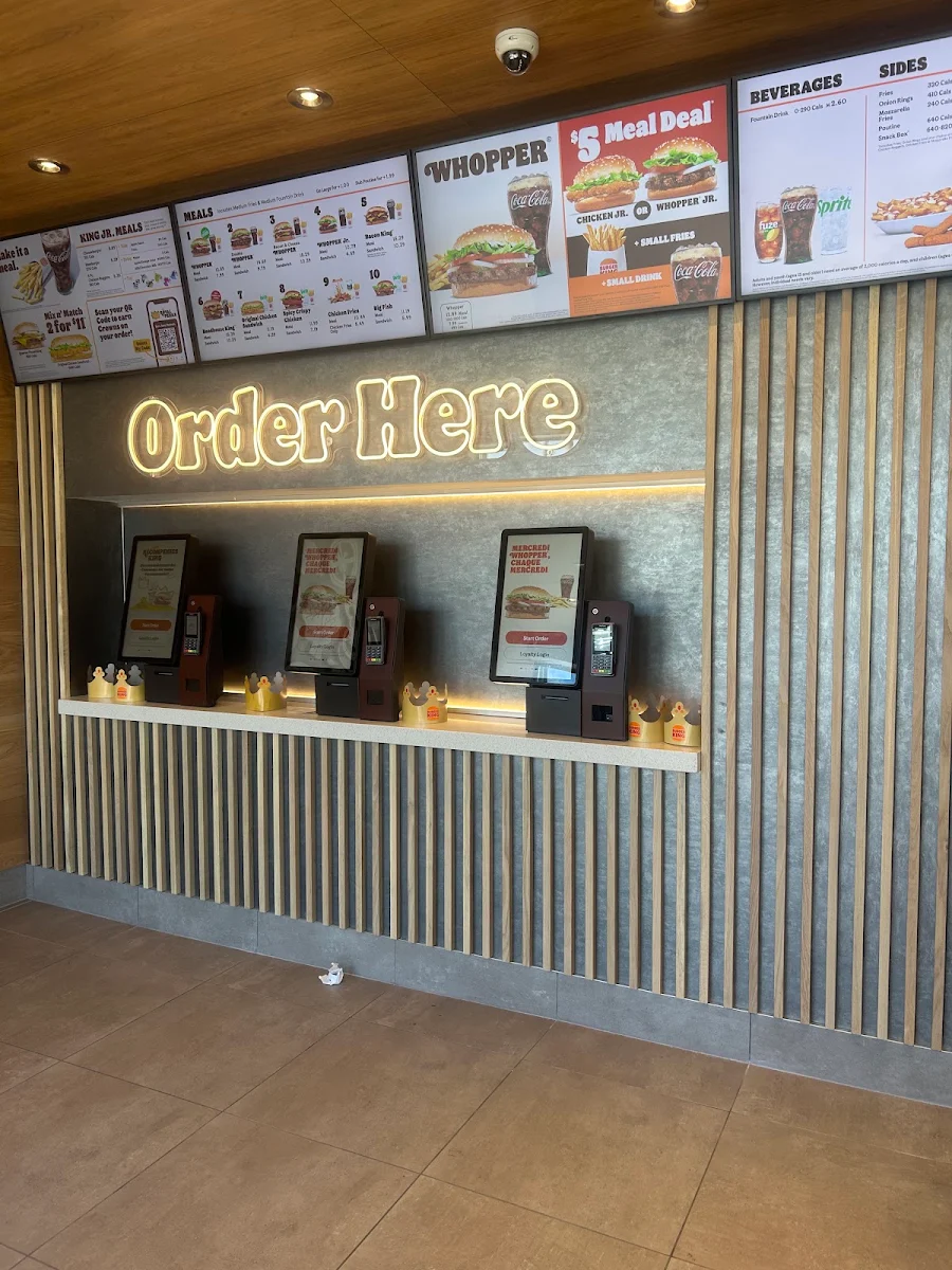 Menu, Burger King