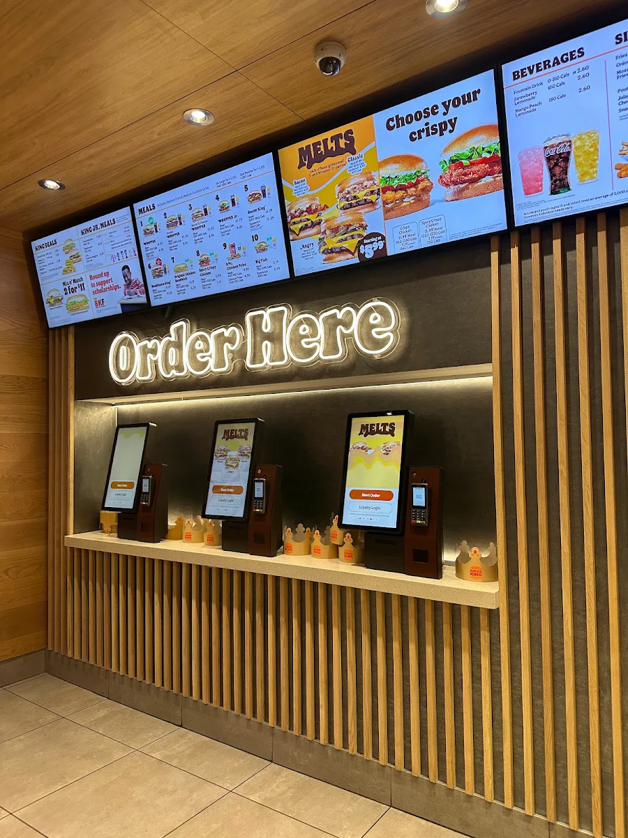 Menu, Burger King