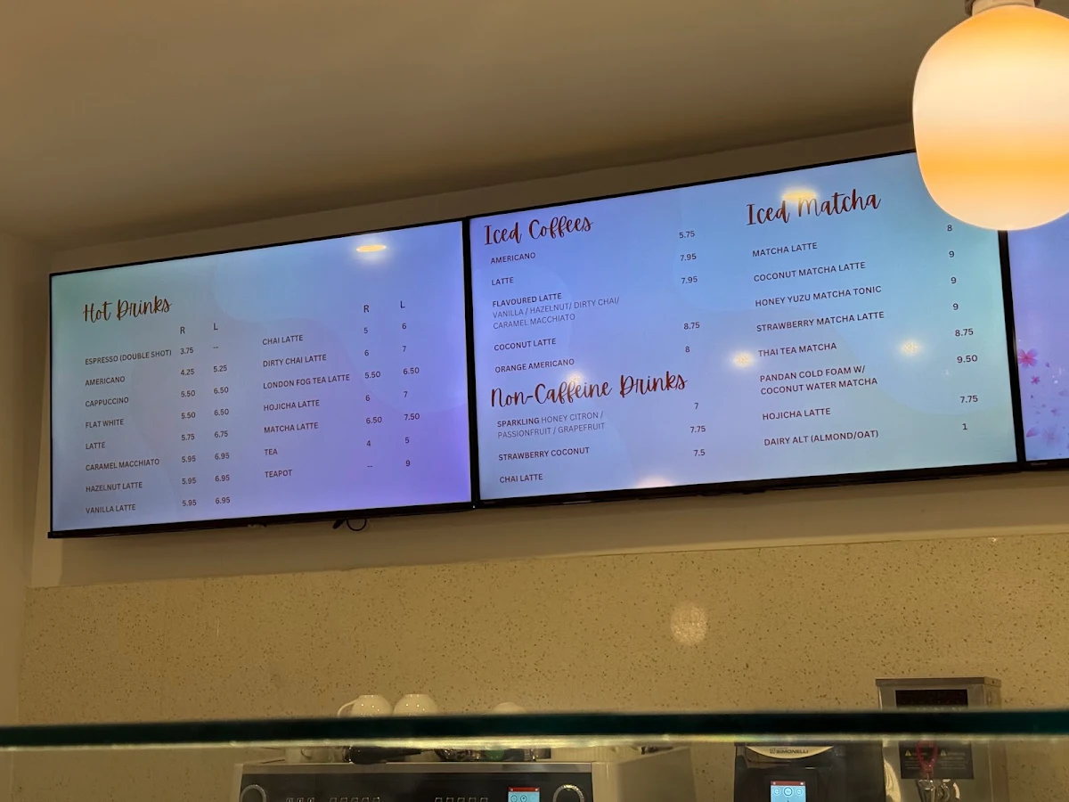 Menu, Evana Cafe & Lounge