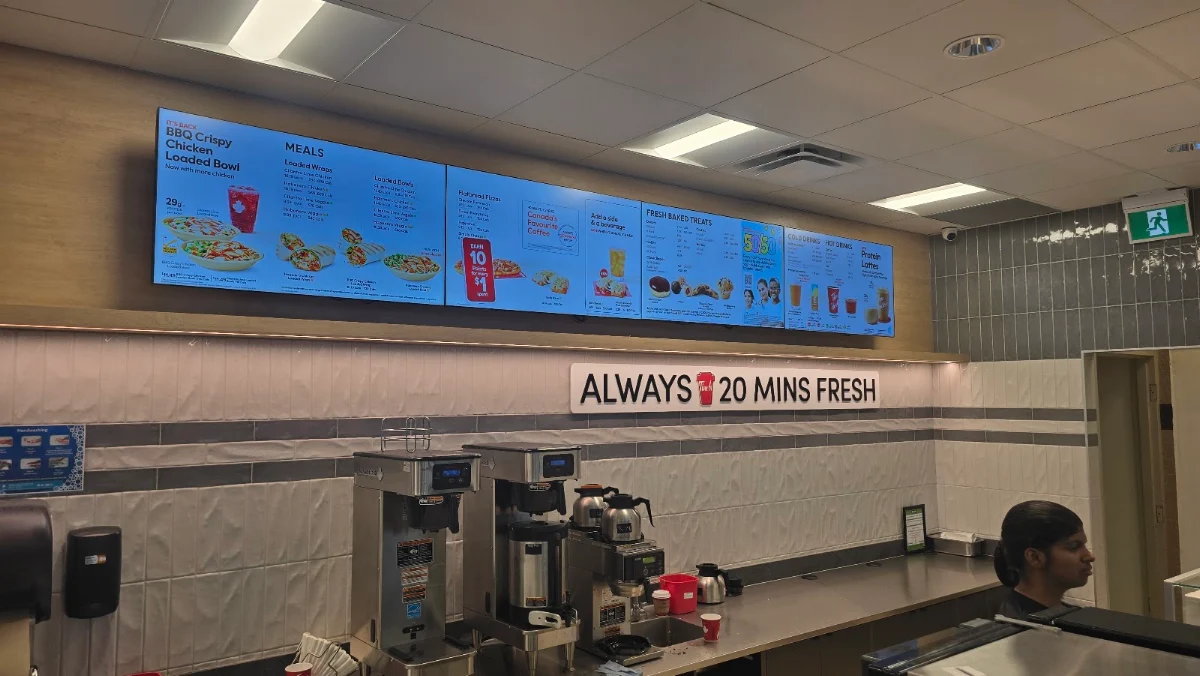 Menu, Tim Hortons