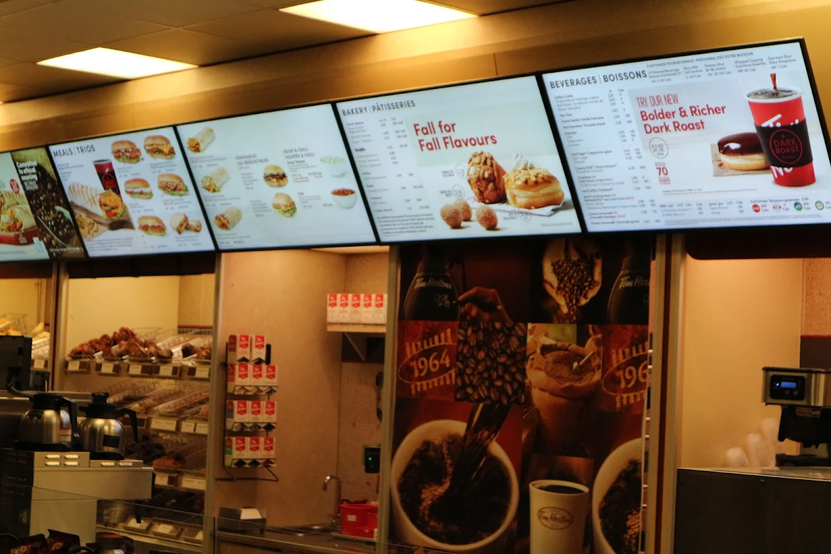 Menu, Tim Hortons