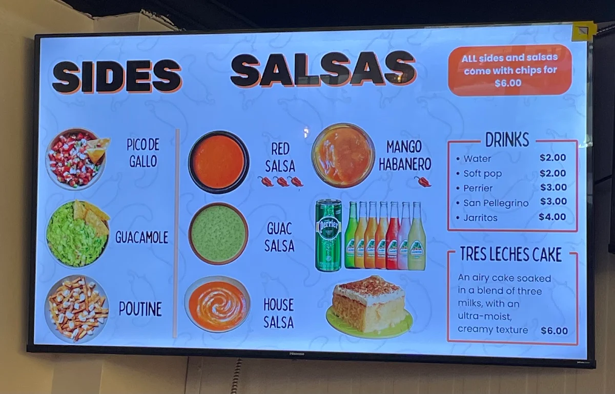 Menu, Habanero