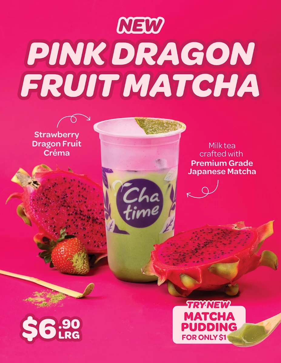 Menu, Chatime Bubble Tea