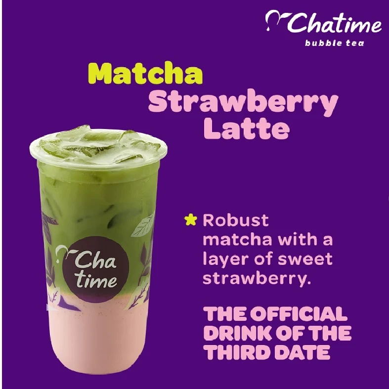 Menu, Chatime Bubble Tea