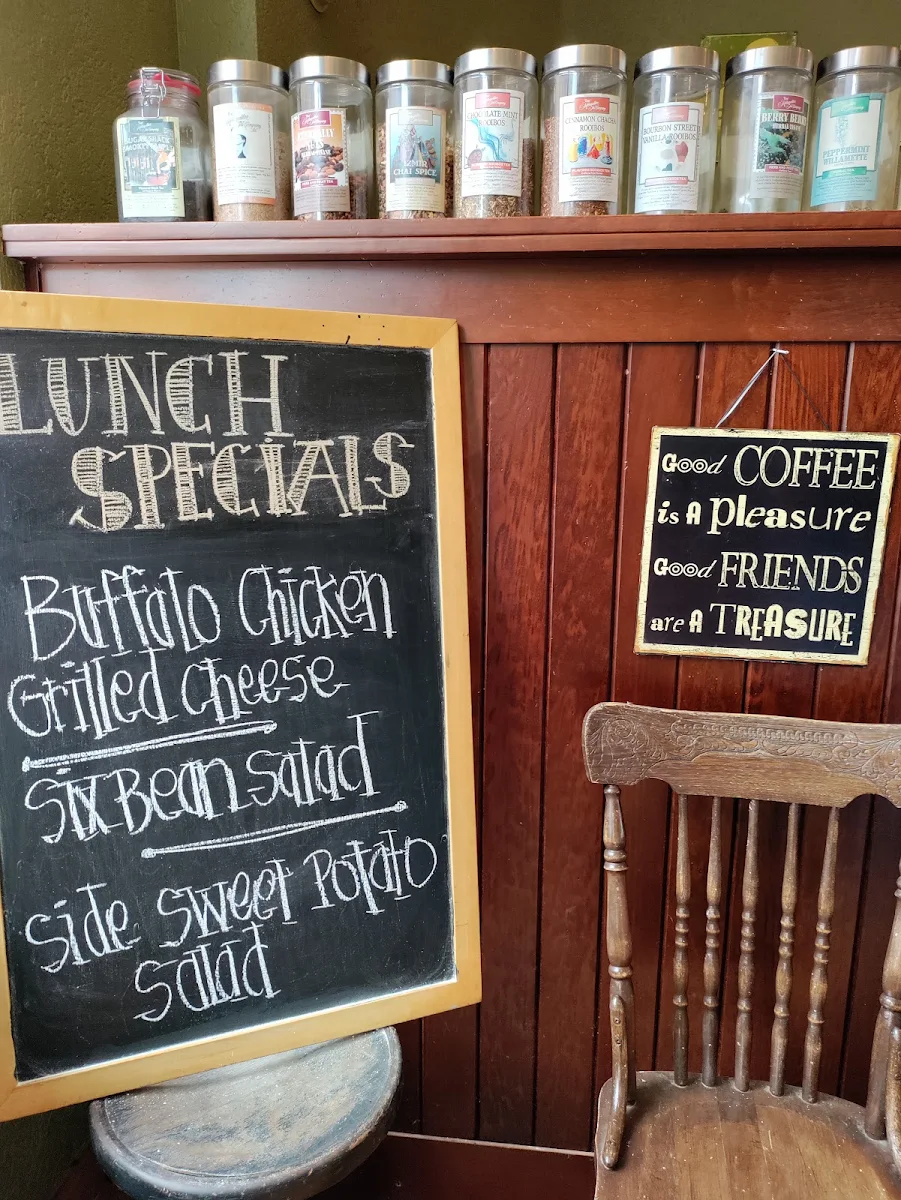 Menu, Crow City Coffee