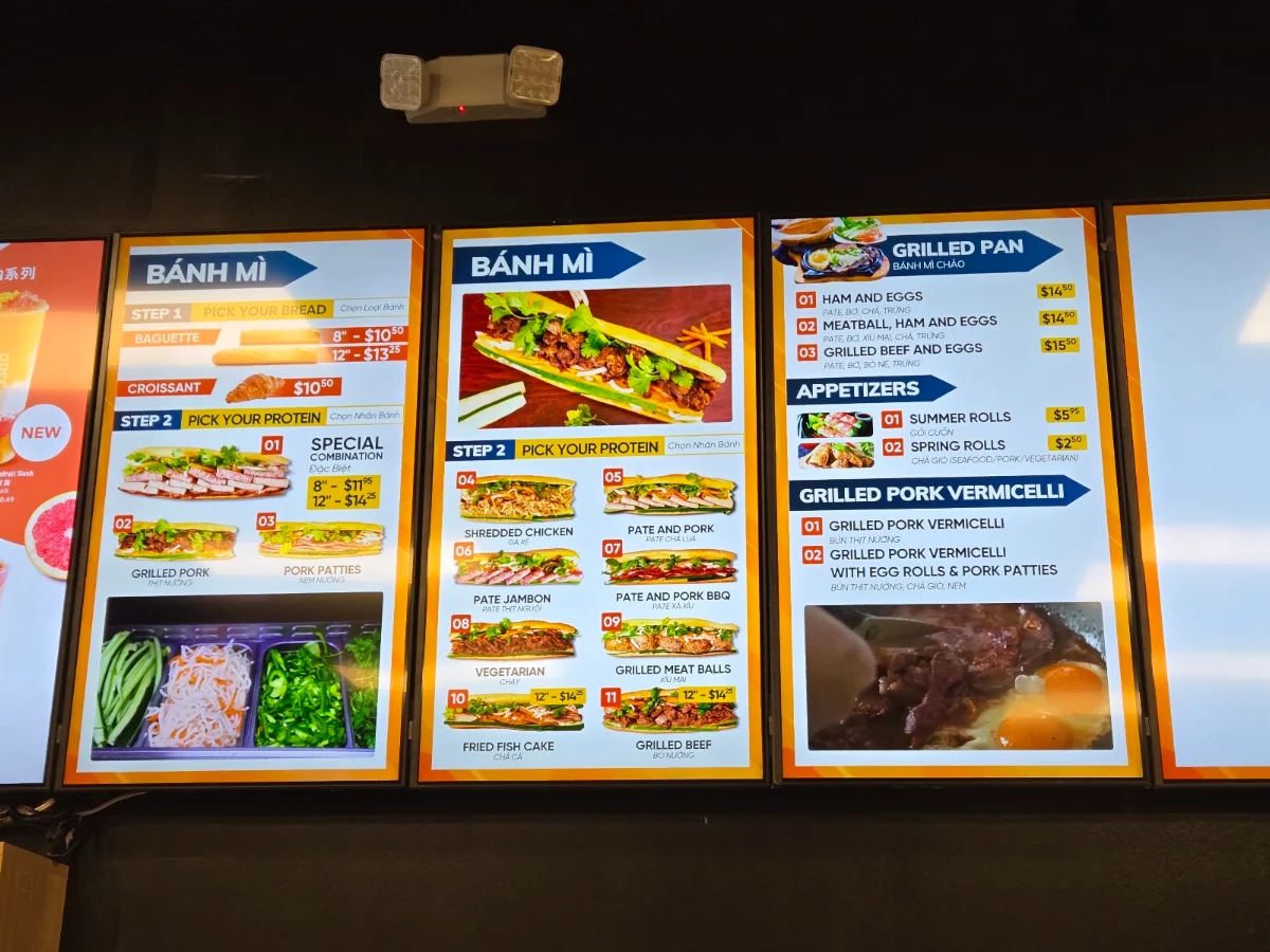 Menu, Presotea Chatham - Hello Banh Mi - Rooster King