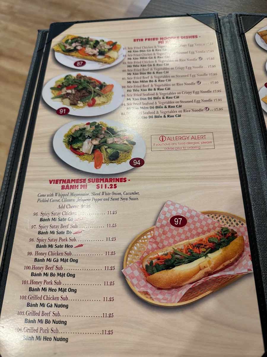 Menu, PHỞ & CHÈ KINGDOM Vietnamese Street Food