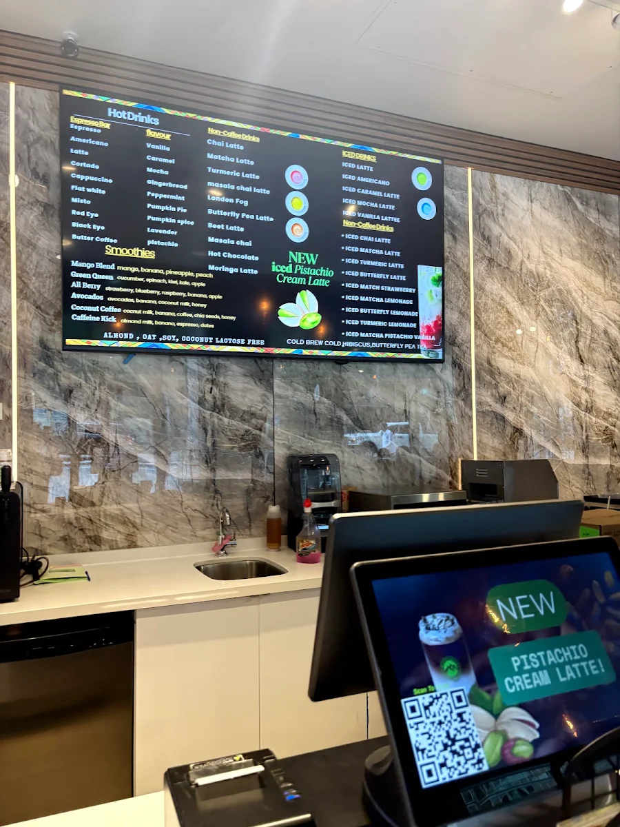 Menu, Mofer coffee