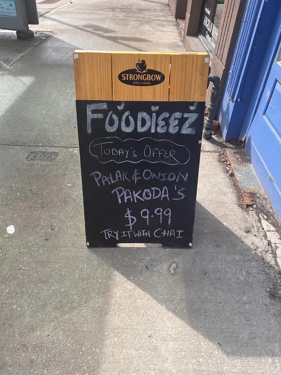 Menu, Foodieez Indian and Hakka cuisine