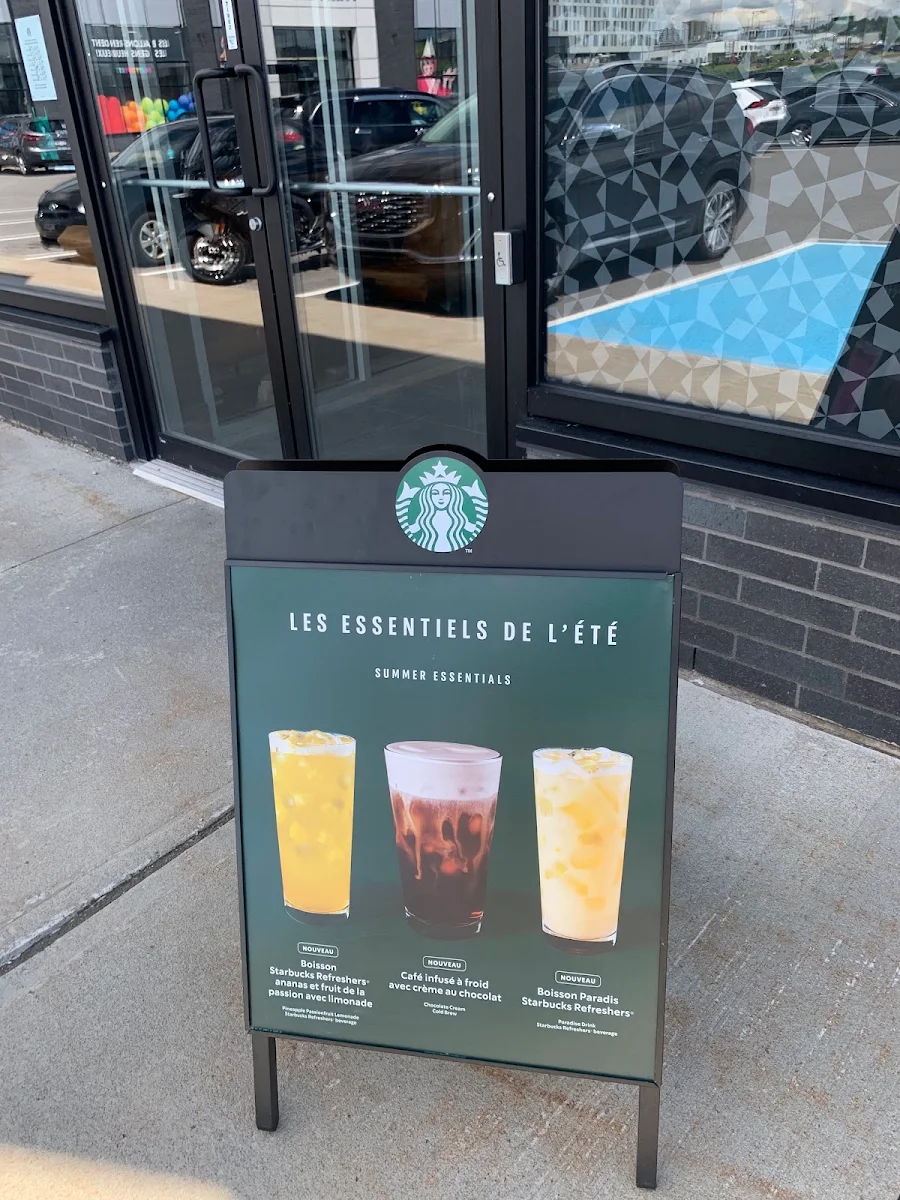 Menu, Starbucks Coffee Company