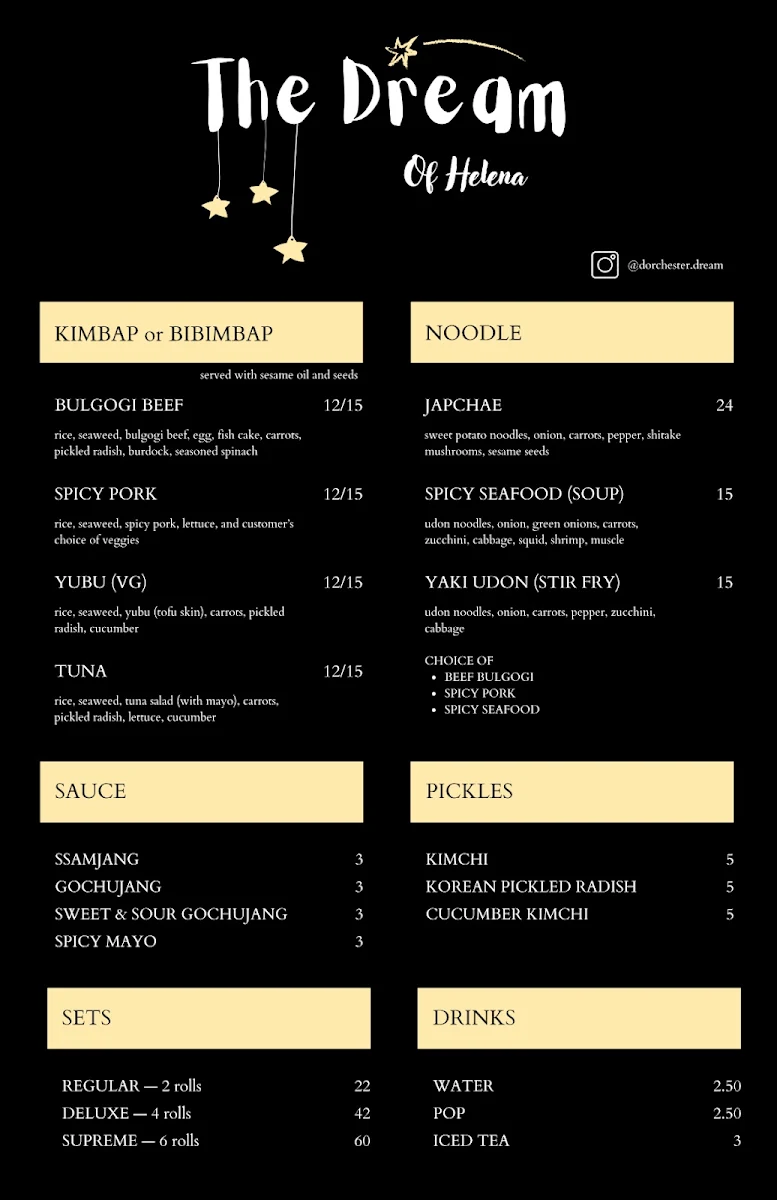 Menu photo 1