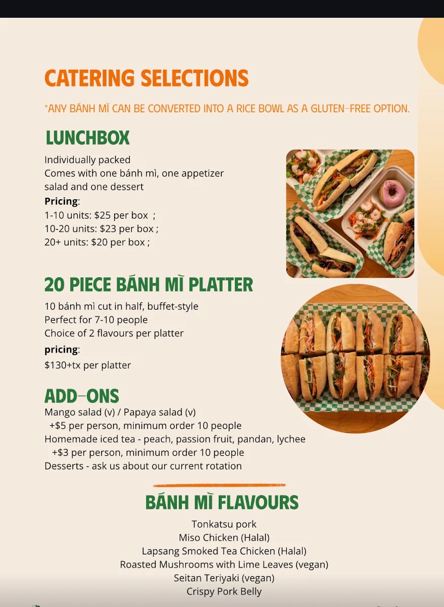 Menu, Bánh Mì Cu Lắc
