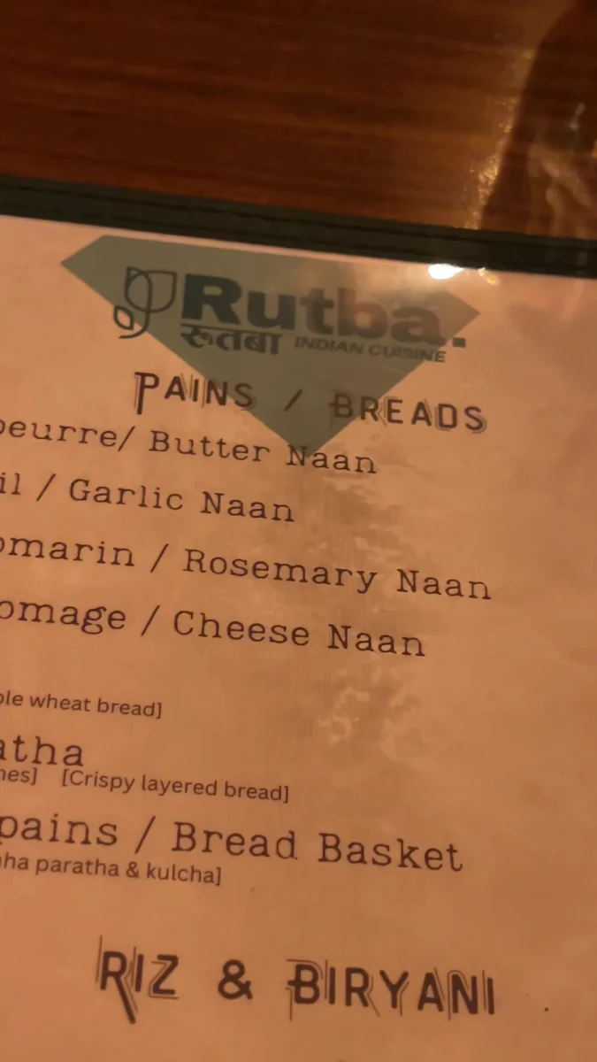 Vibe, Rutba - Indian Cuisine