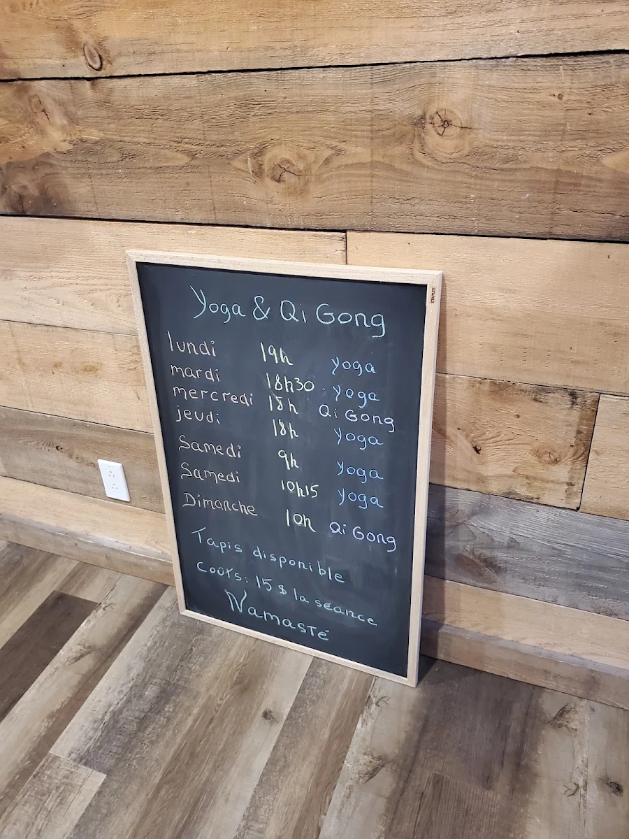 Menu, Café des Pins