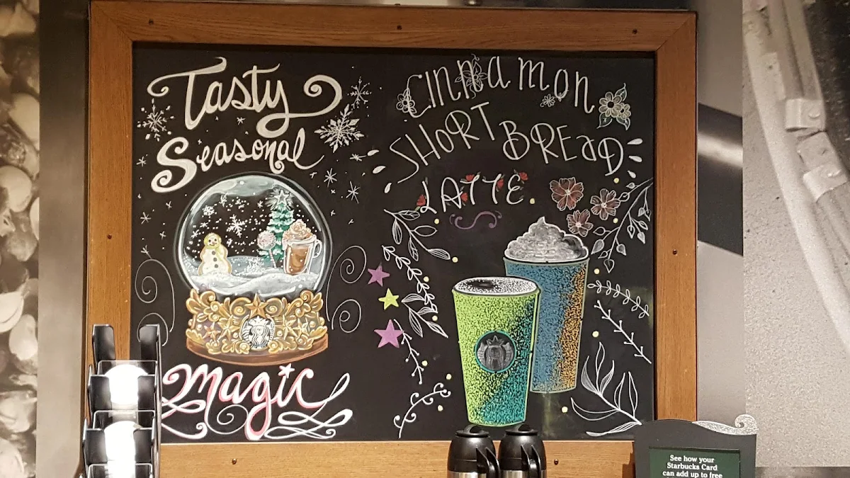 Menu, Starbucks Coffee Company