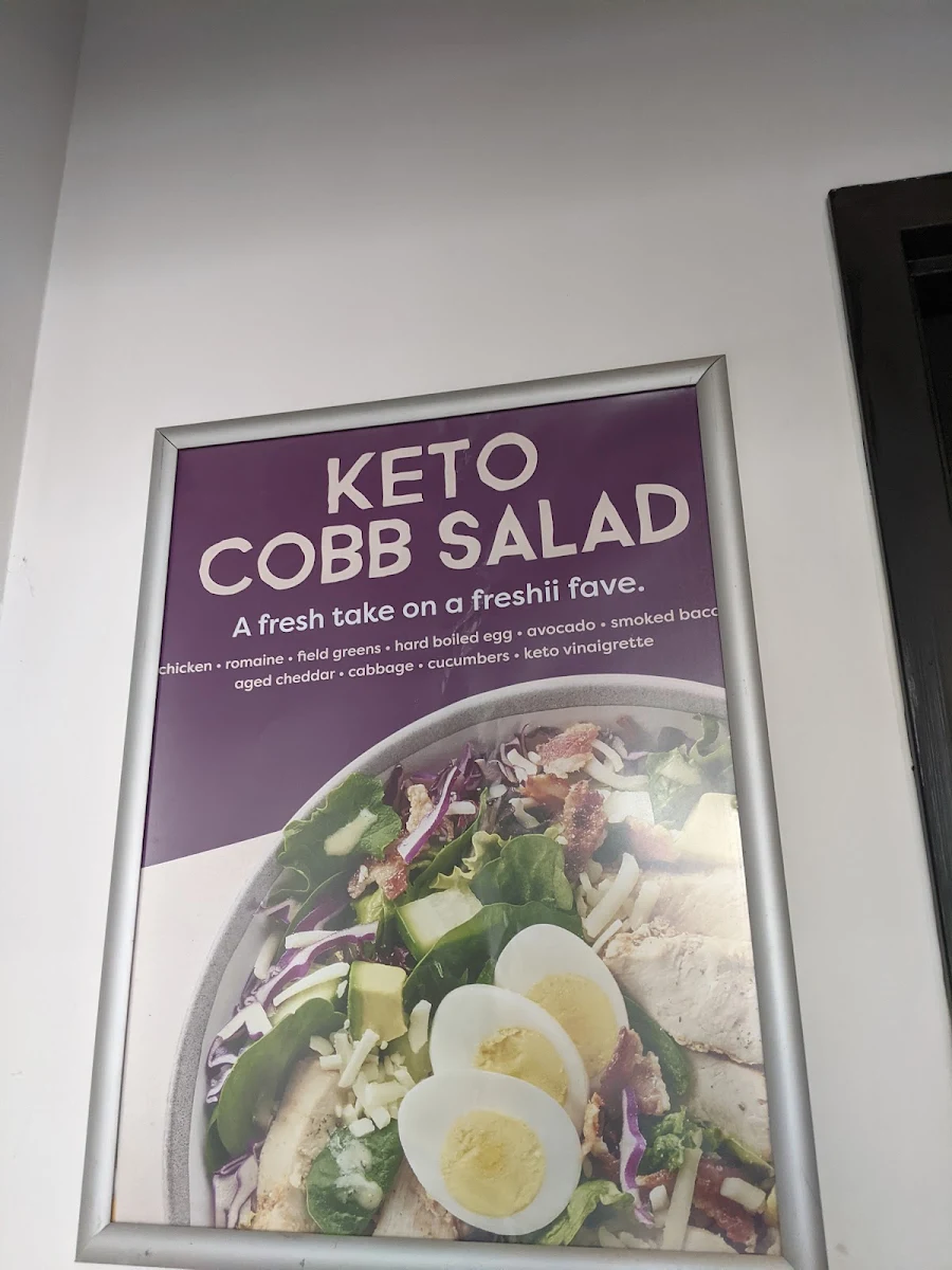 Menu, Freshii
