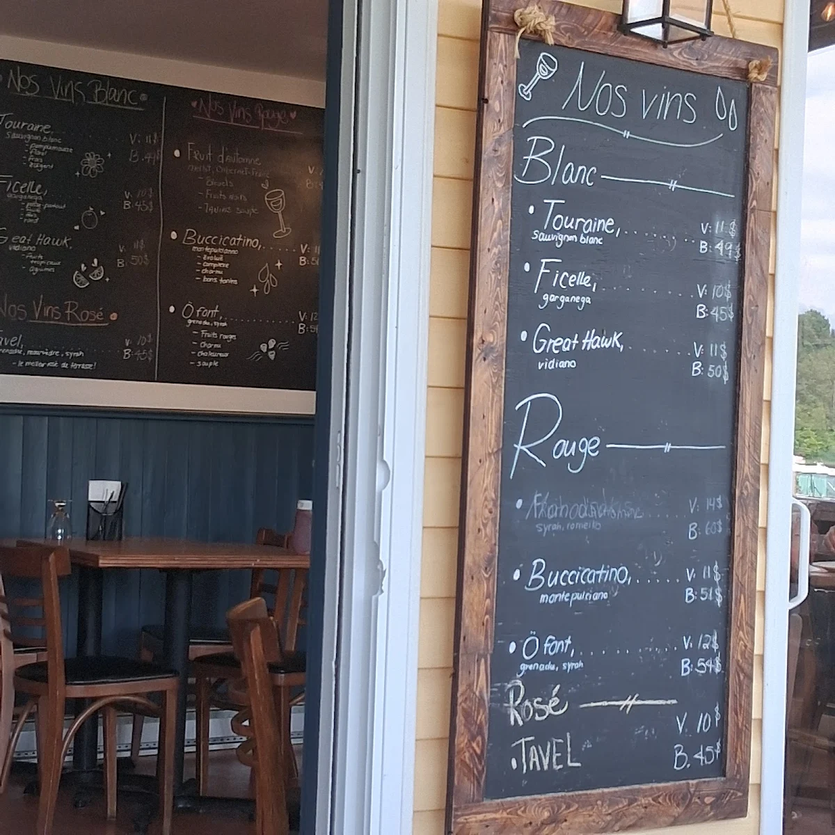 Menu, Le Sainte-Emmélie resto-pub