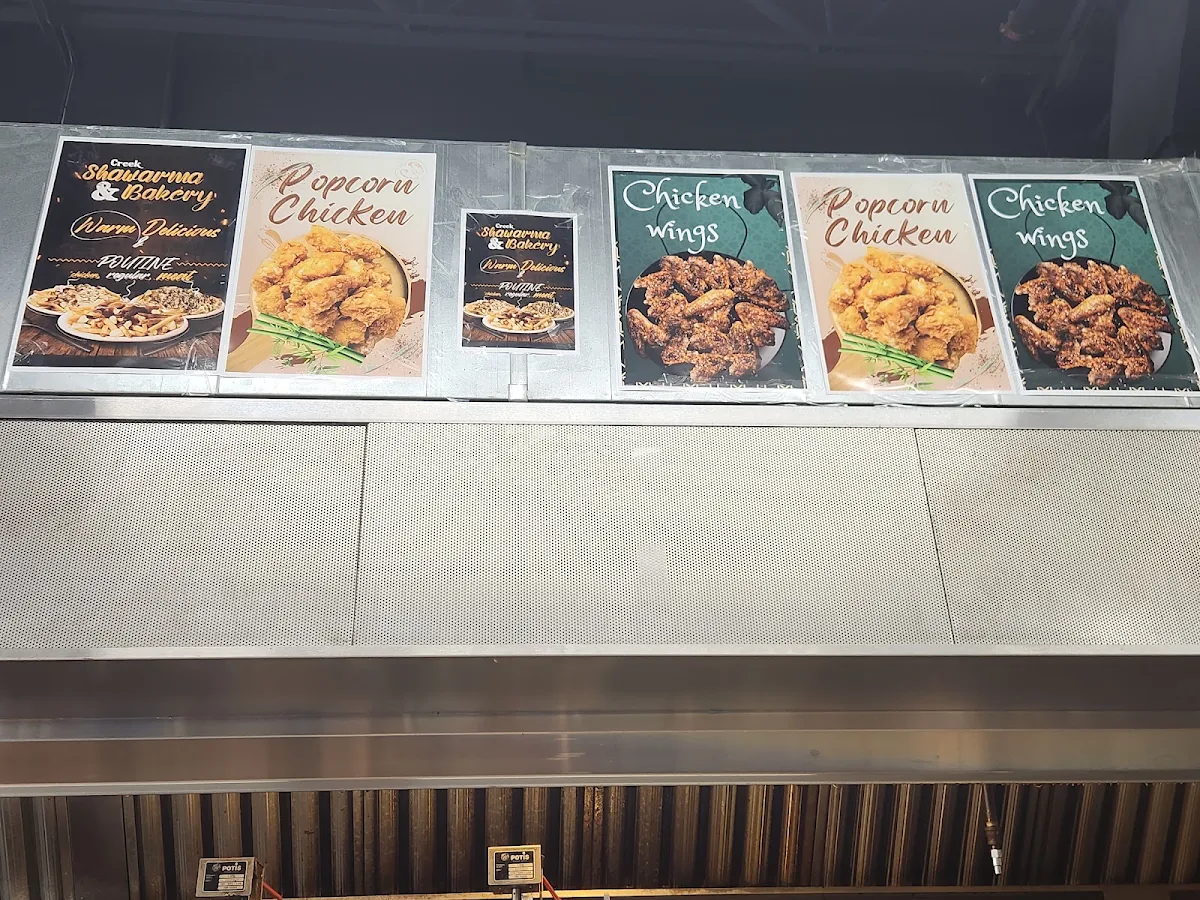 Menu, The Creek Lebanese Shawarma & Bakery