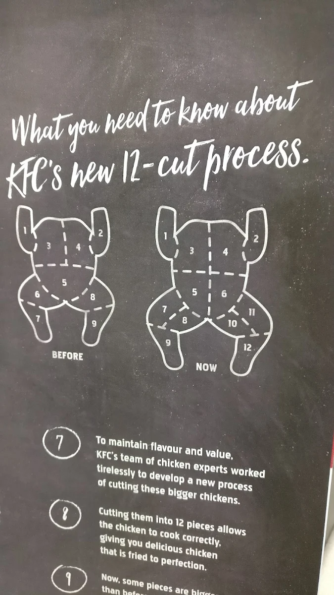 Menu, KFC