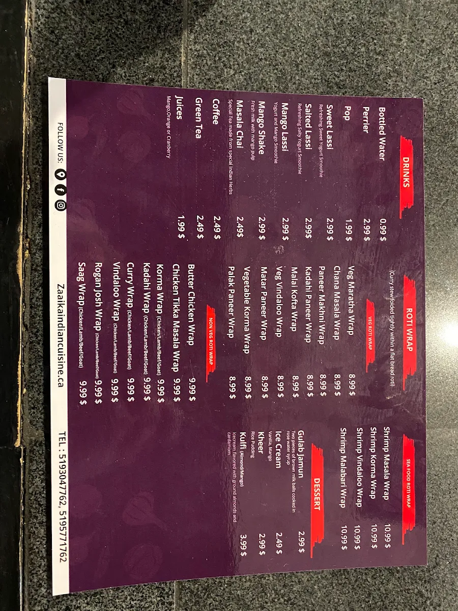 Menu photo 1