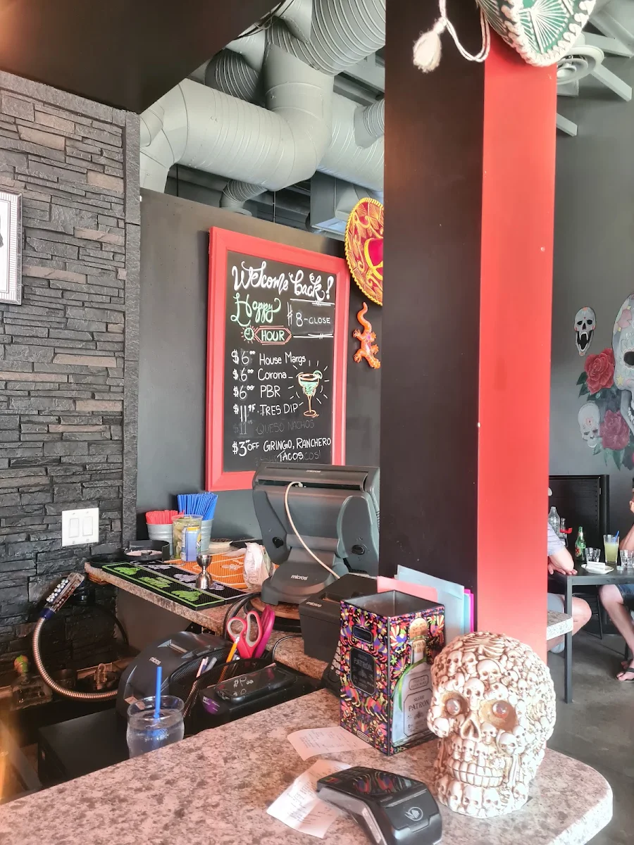 Menu, Cerdo Tacos + Tequila
